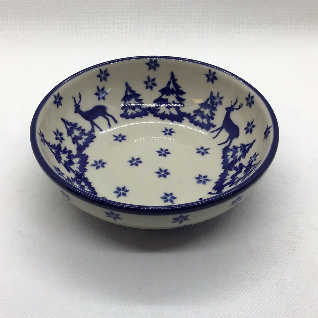 Snowy Pines Shallow Bowl 5&quot;