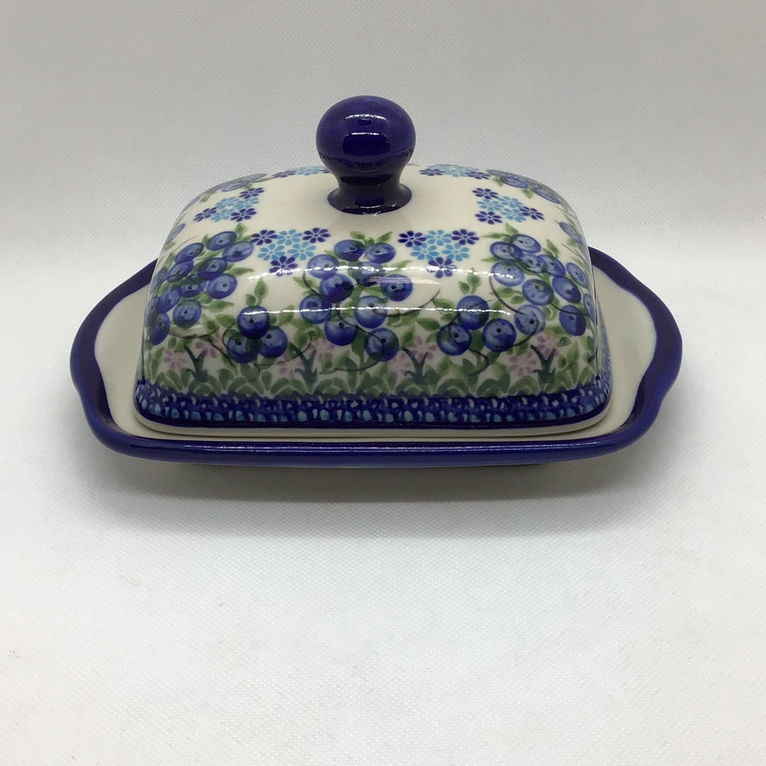KALICH Blueberry Rectangular Butter Dish