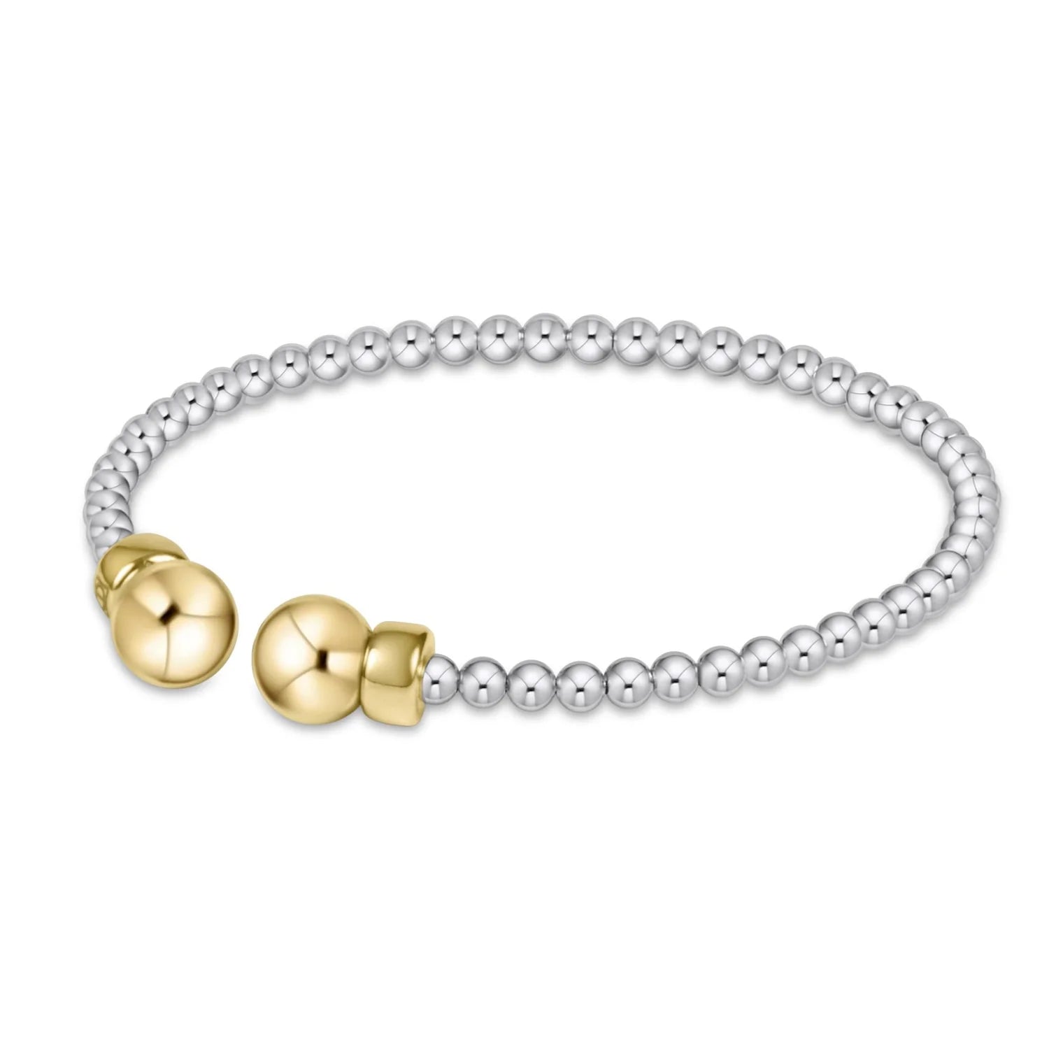 ENewton Classic Gold Bead Cuffs