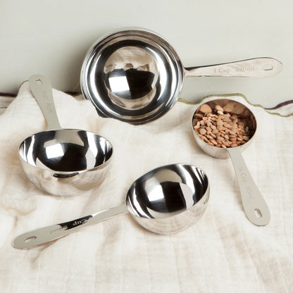 Silver Measuring Cups