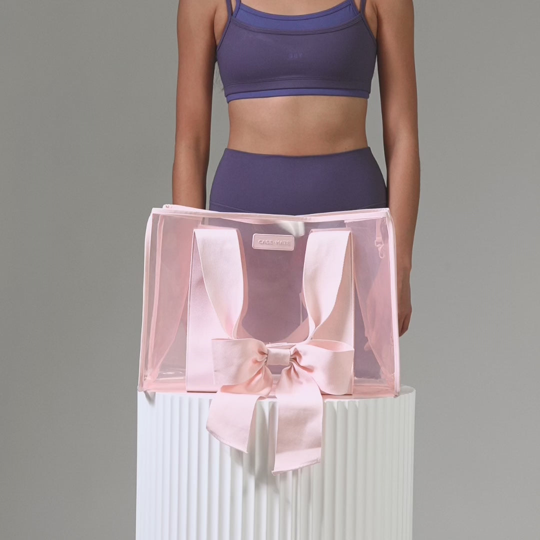 Case-Mate Jelly Bow Tote | Ballet Pink