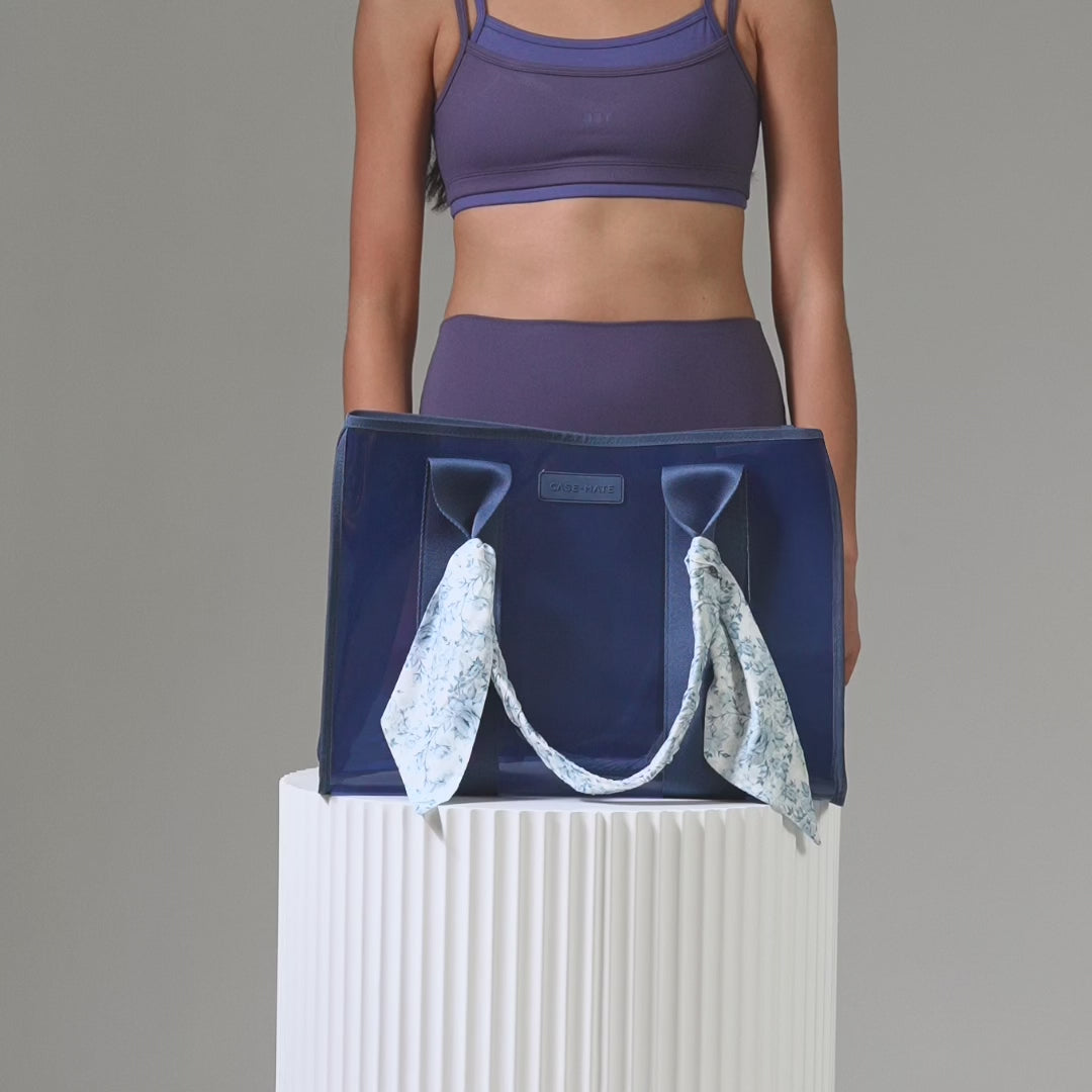 Case-Mate Jelly Bow Tote | Something Navy Twilly Scarf
