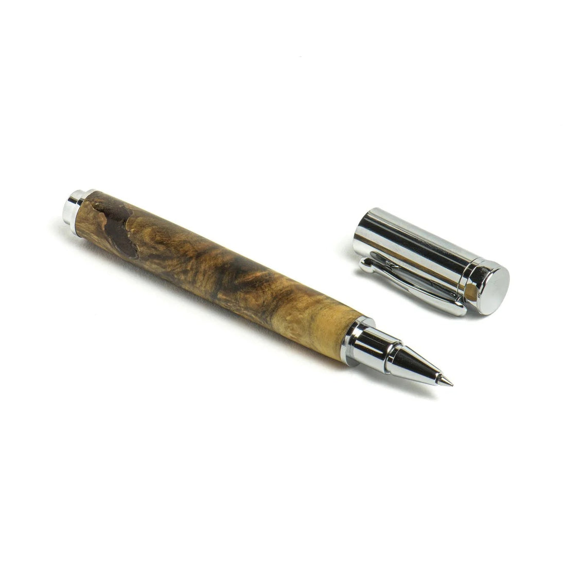 Buckeye Burl Chrome Magnet