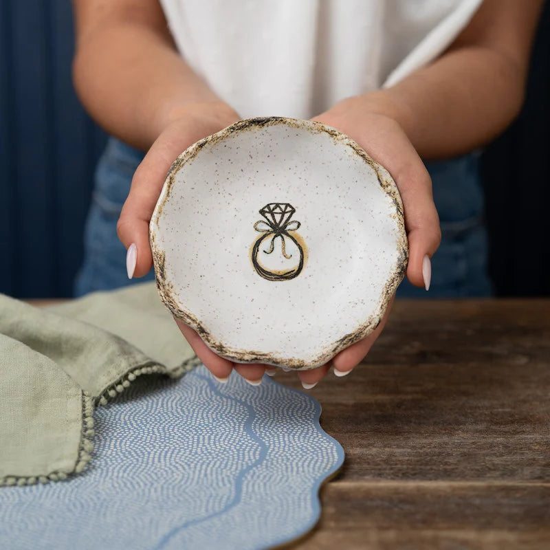 New Ruffled Ring Dish