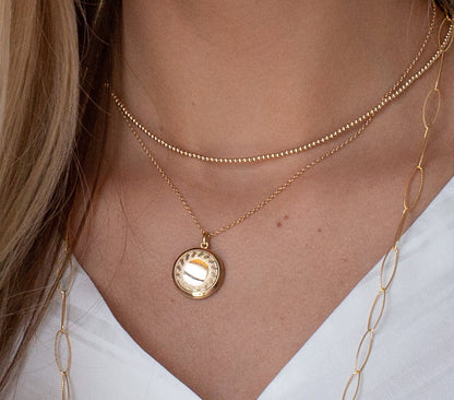 Gold Cherish Locket