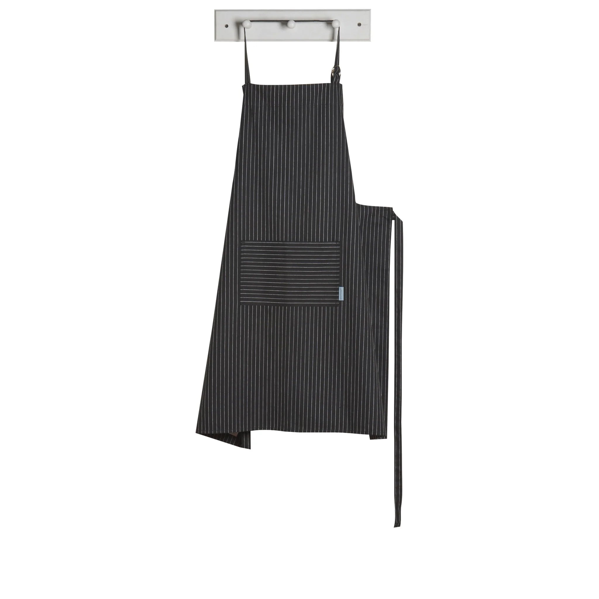 Oversized Pinstripe Apron