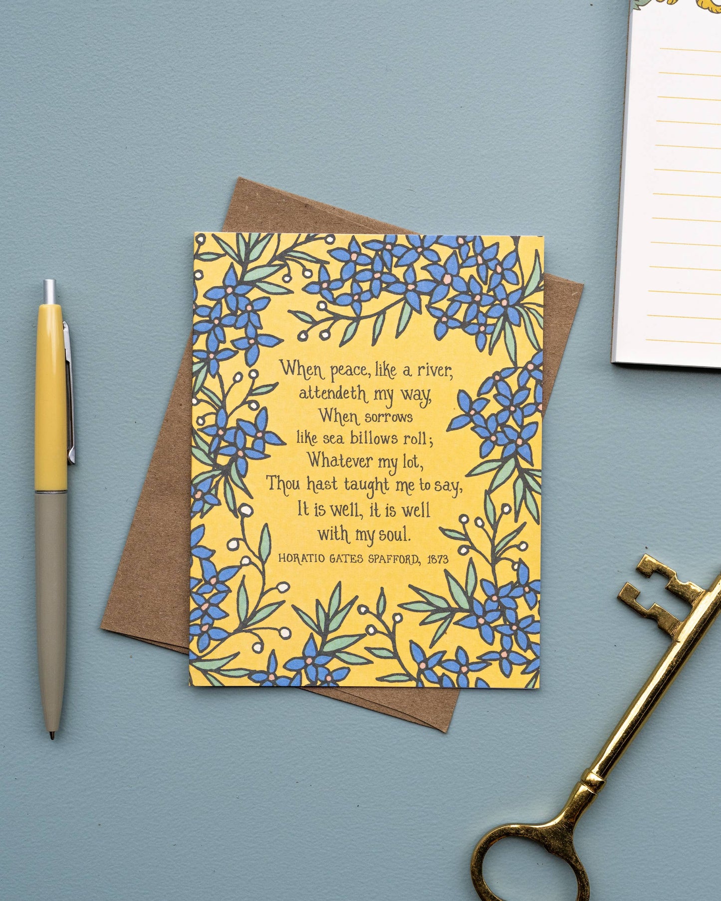 It Is Well With My Soul Hymn Greeting Card