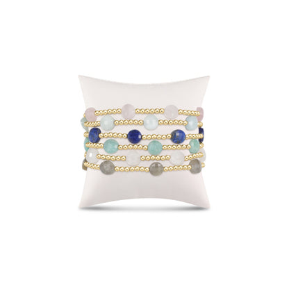 ENewton Admire Gold Bead Gemstone Bracelet Collection