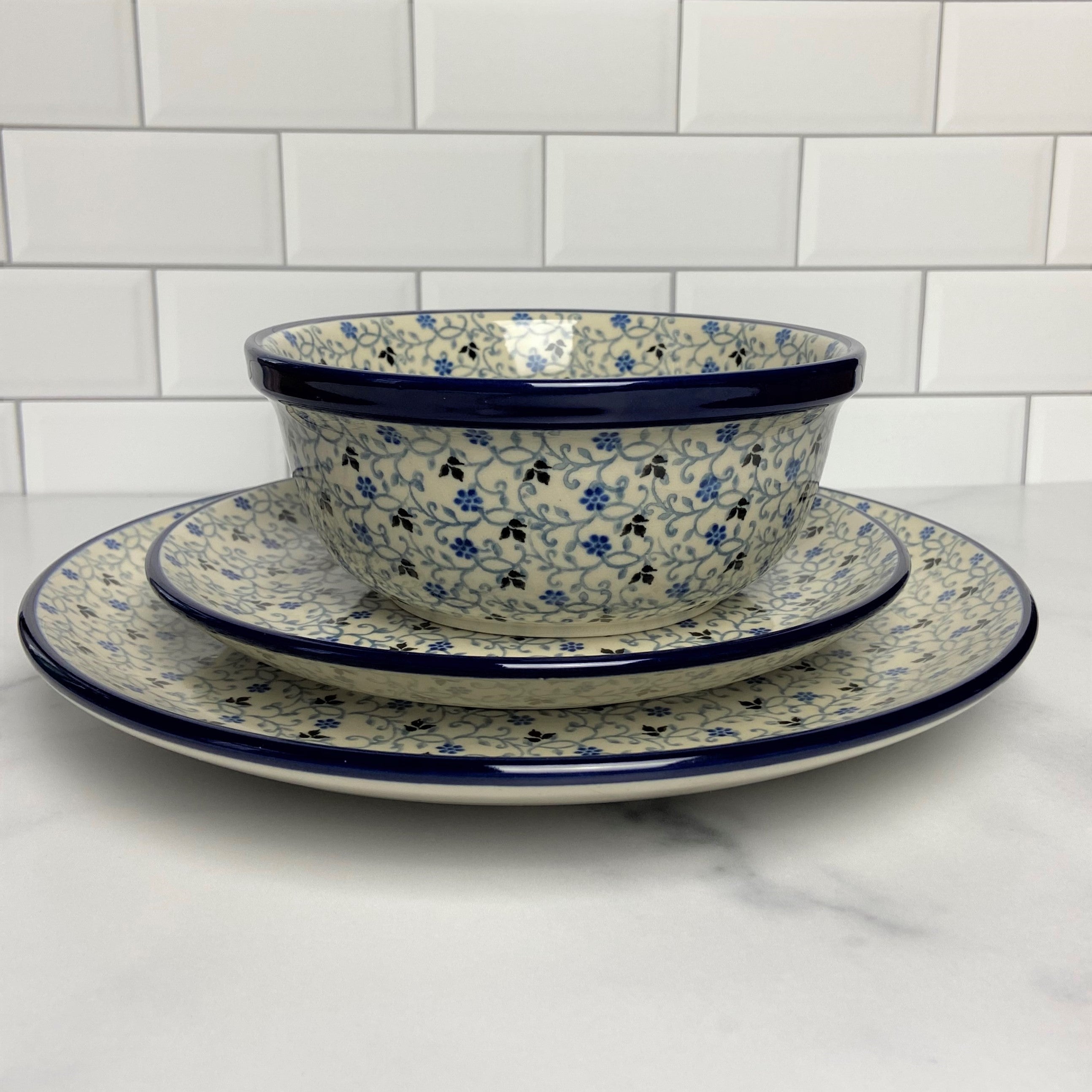 China Flower Salad/Dessert Plate 8&quot;