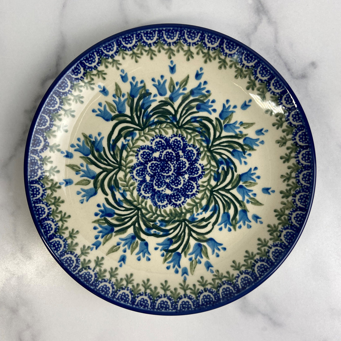 Blue Bells Salad/Dessert Plate 8&quot;