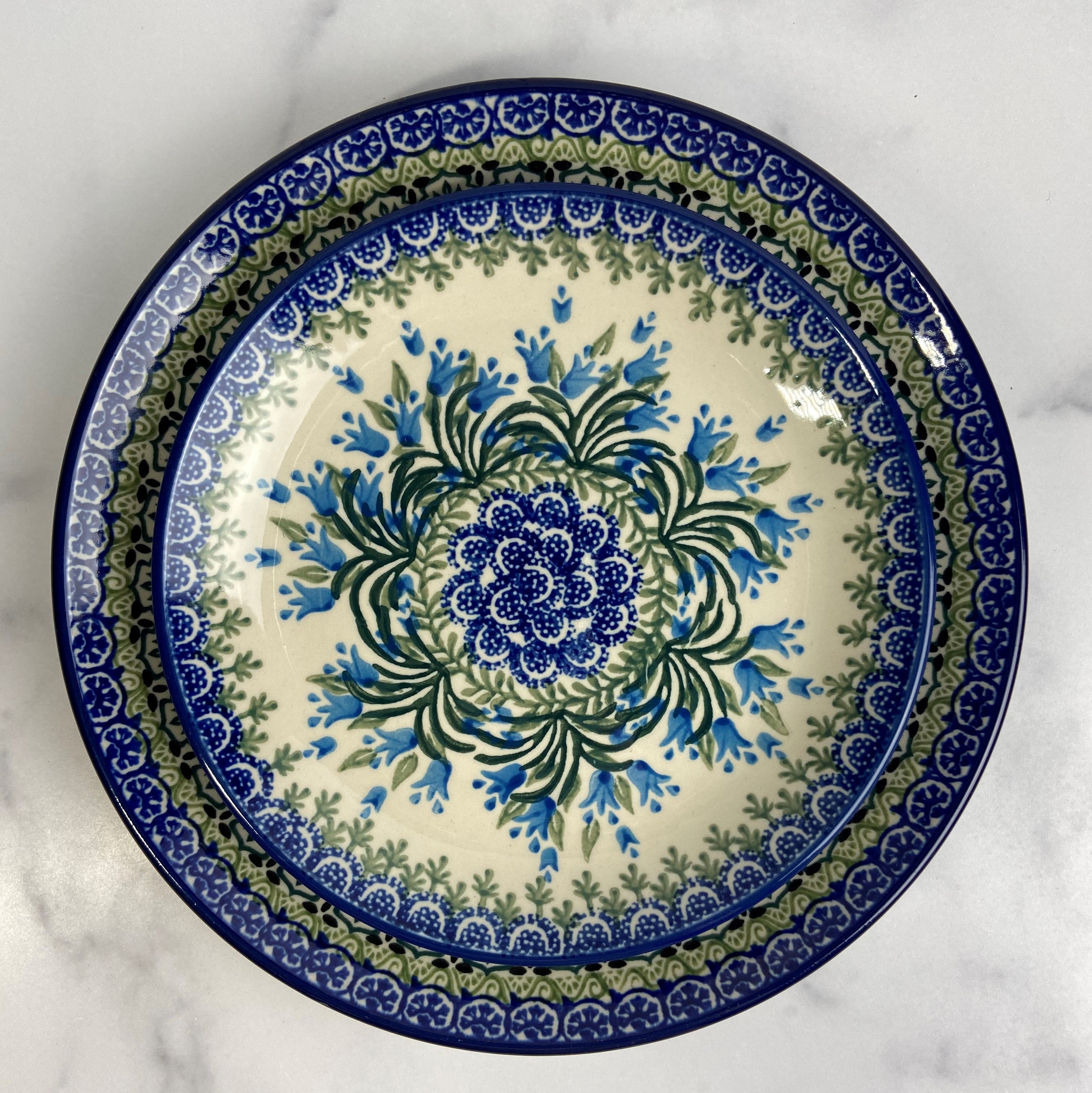 Blue Bells Salad/Dessert Plate 8&quot;