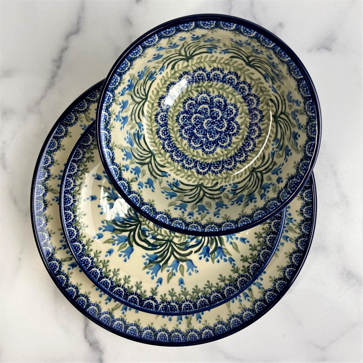 Blue Bells Salad/Dessert Plate 8&quot;