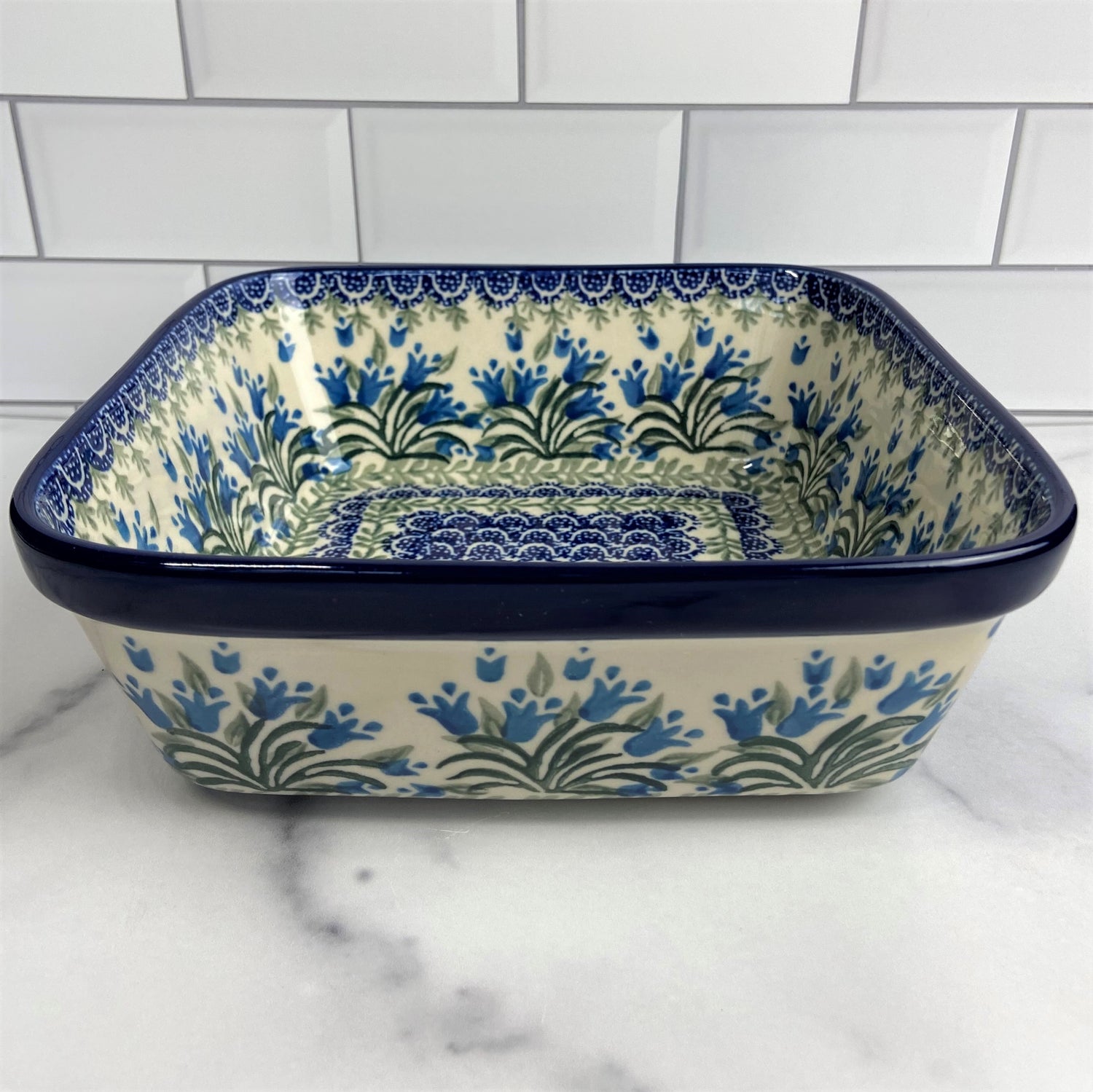 Blue Bells Square Baker 8&quot;