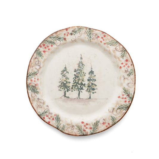 Natale Salad/Dessert Plate