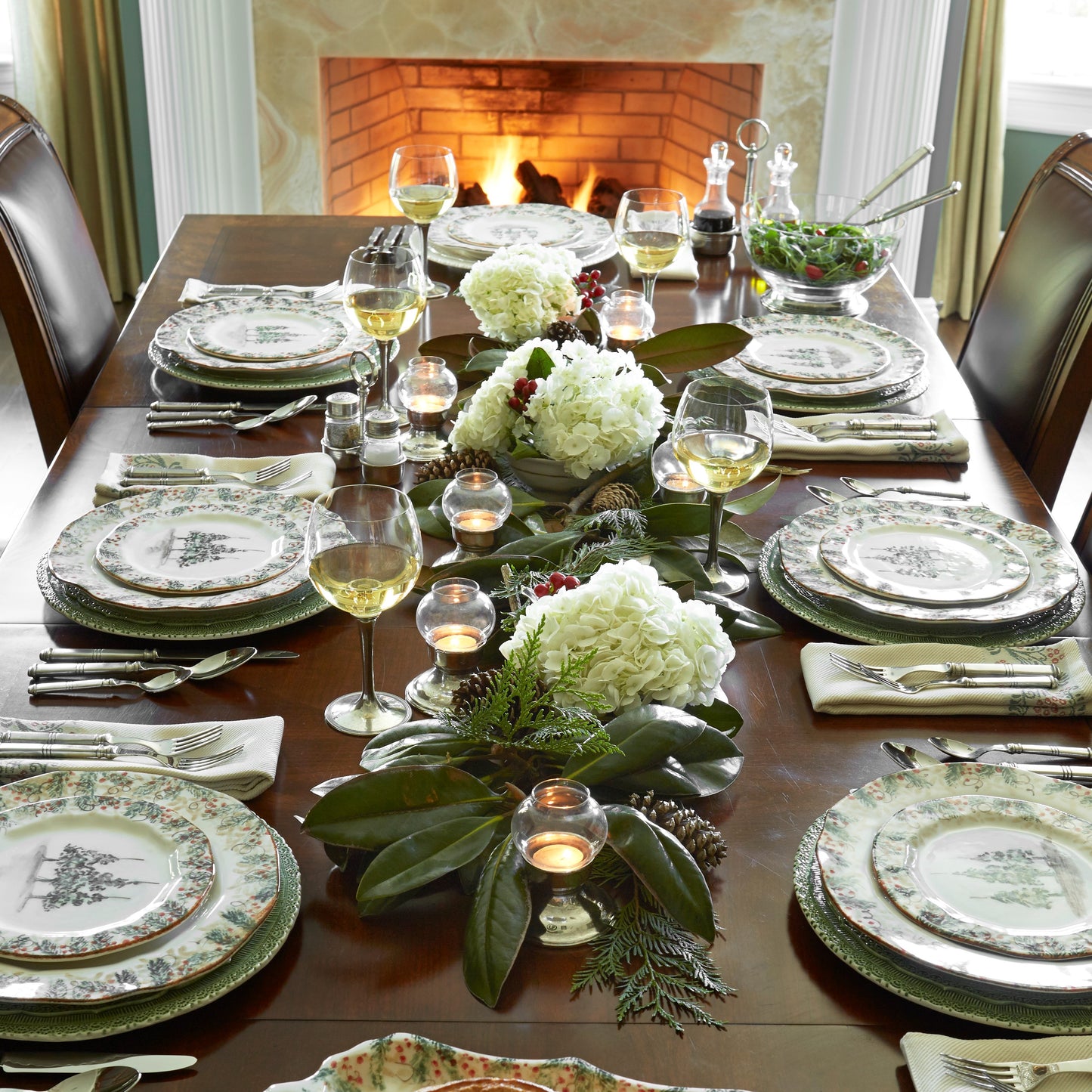 Natale Salad/Dessert Plate