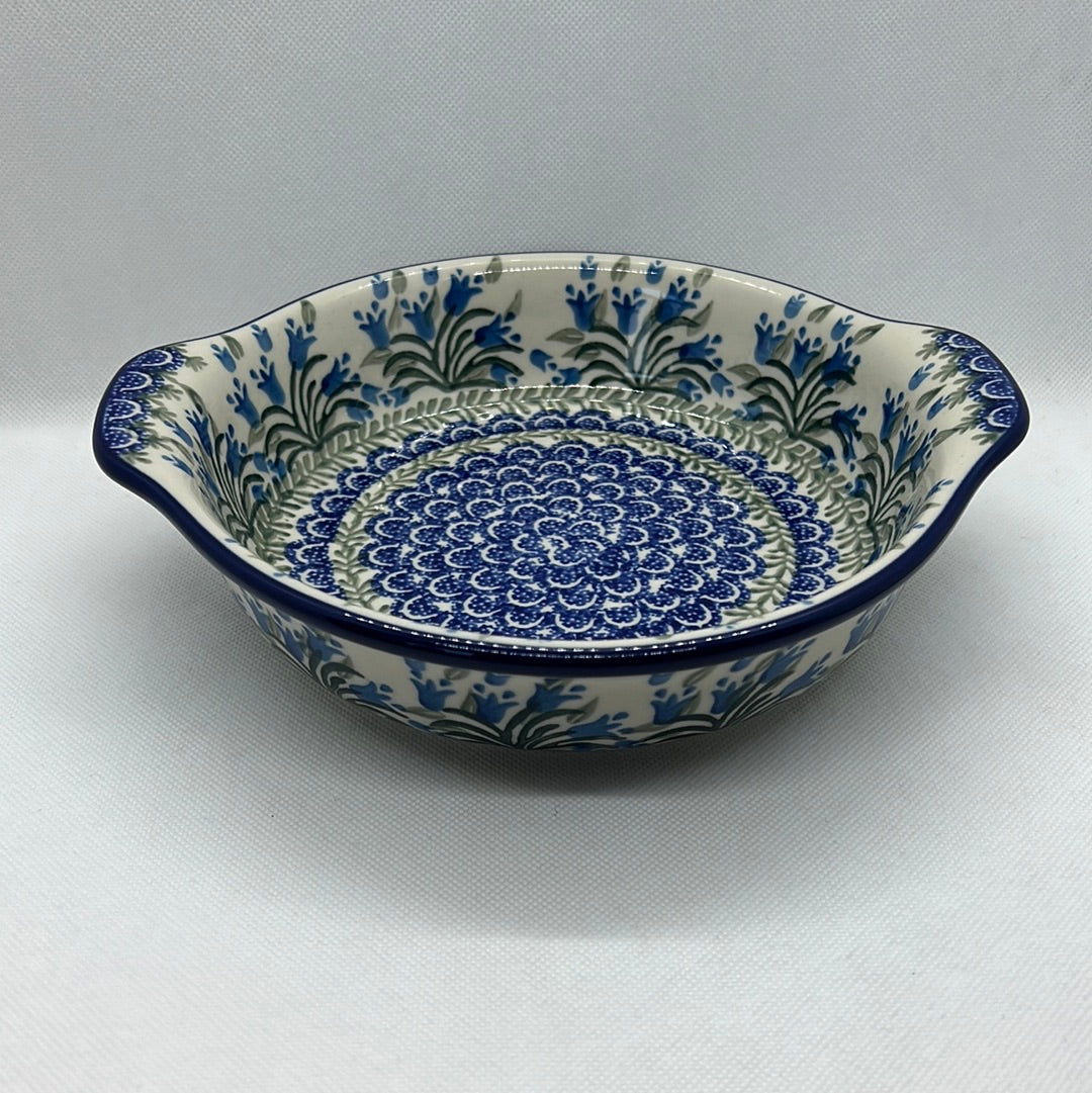 Blue Bells Round Baker w/Grips 8&quot;