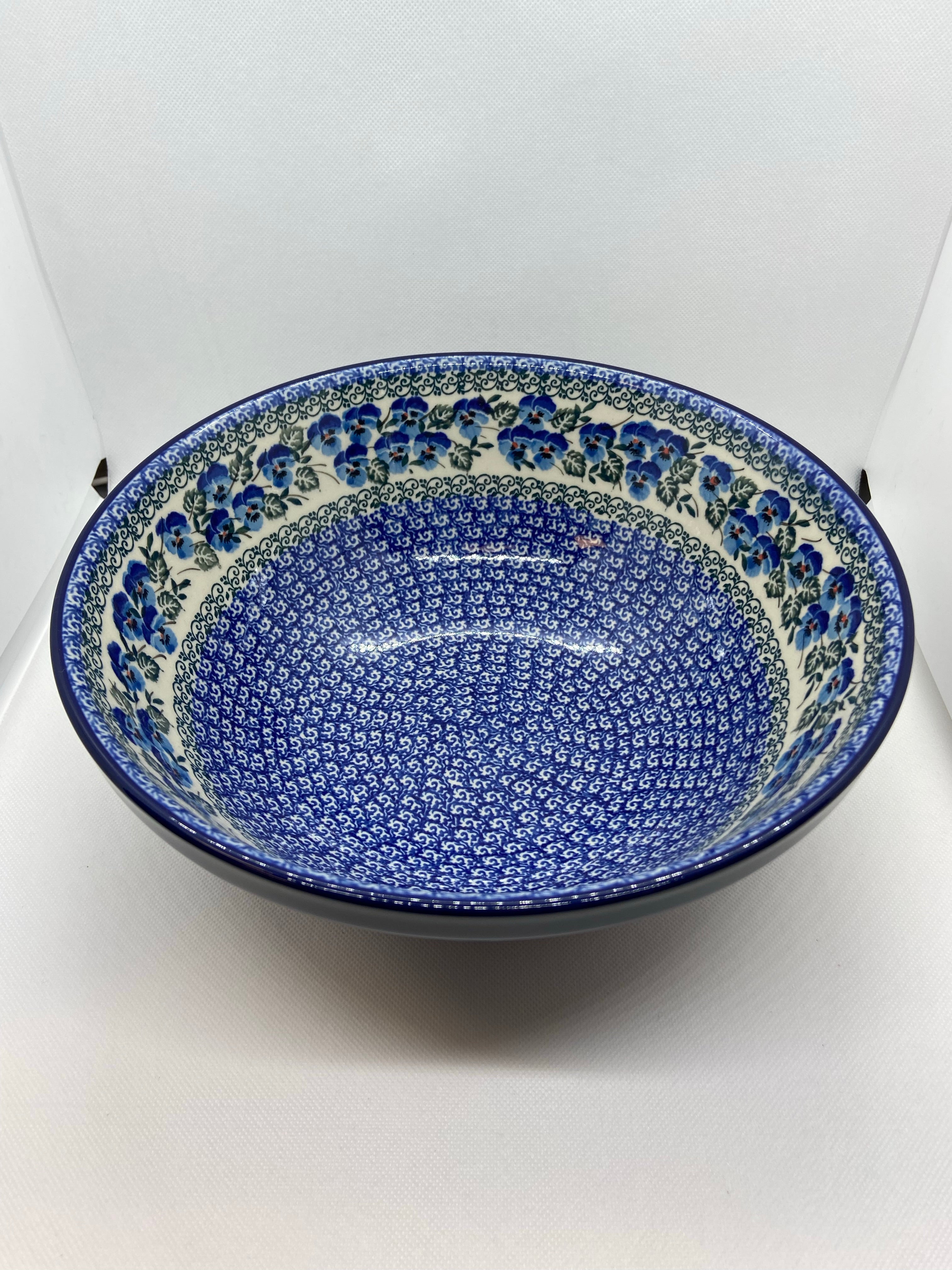 Winter Viola Nesting Bowl 11&quot;