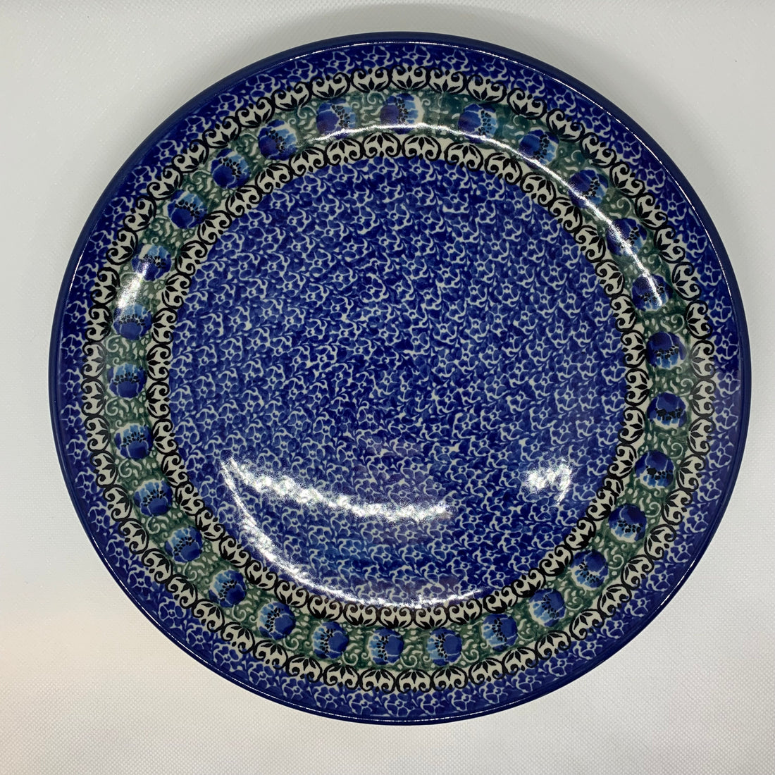 Peacock Feather 10 Dinner Plate