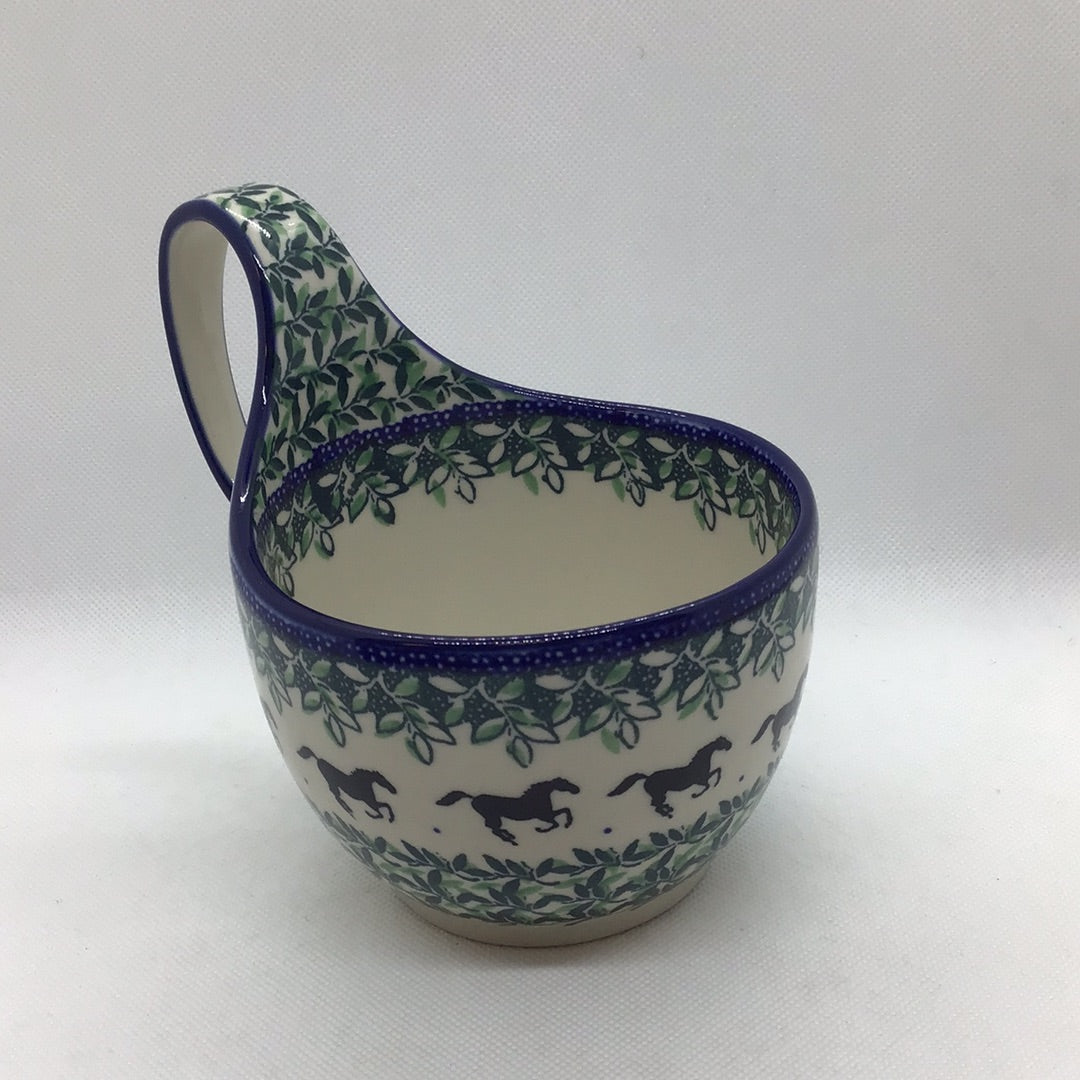 Black Beauty Bowl w/Loop Handle