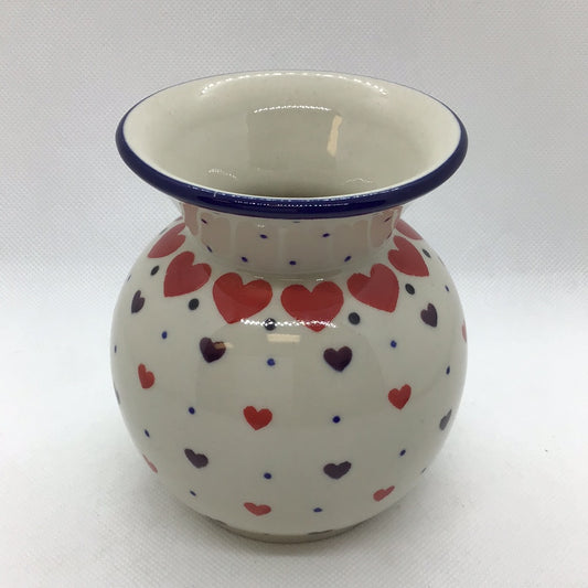 Red/Purple Hearts Bubble Vase