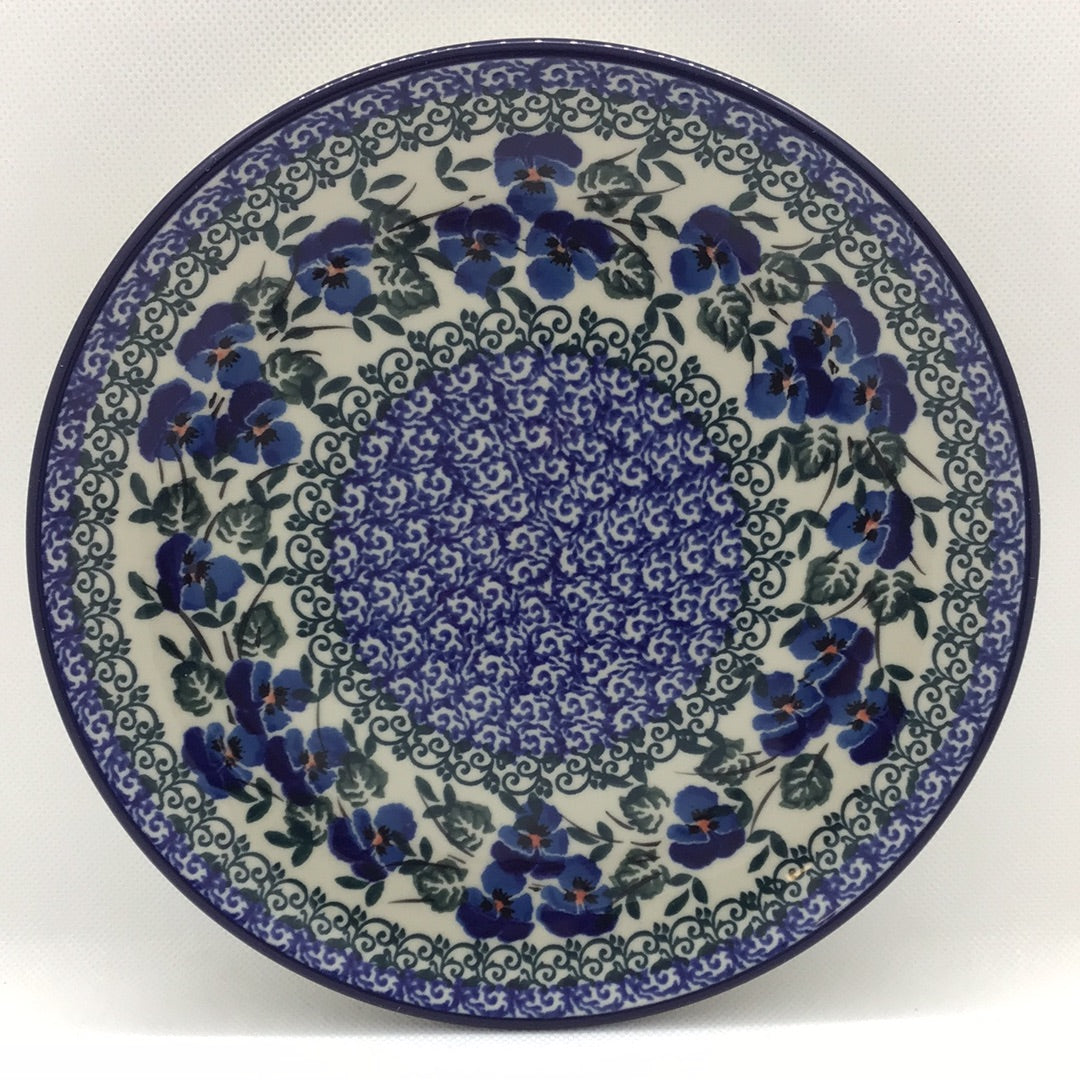 Winter Viola Salad/Dessert Plate 8&quot;
