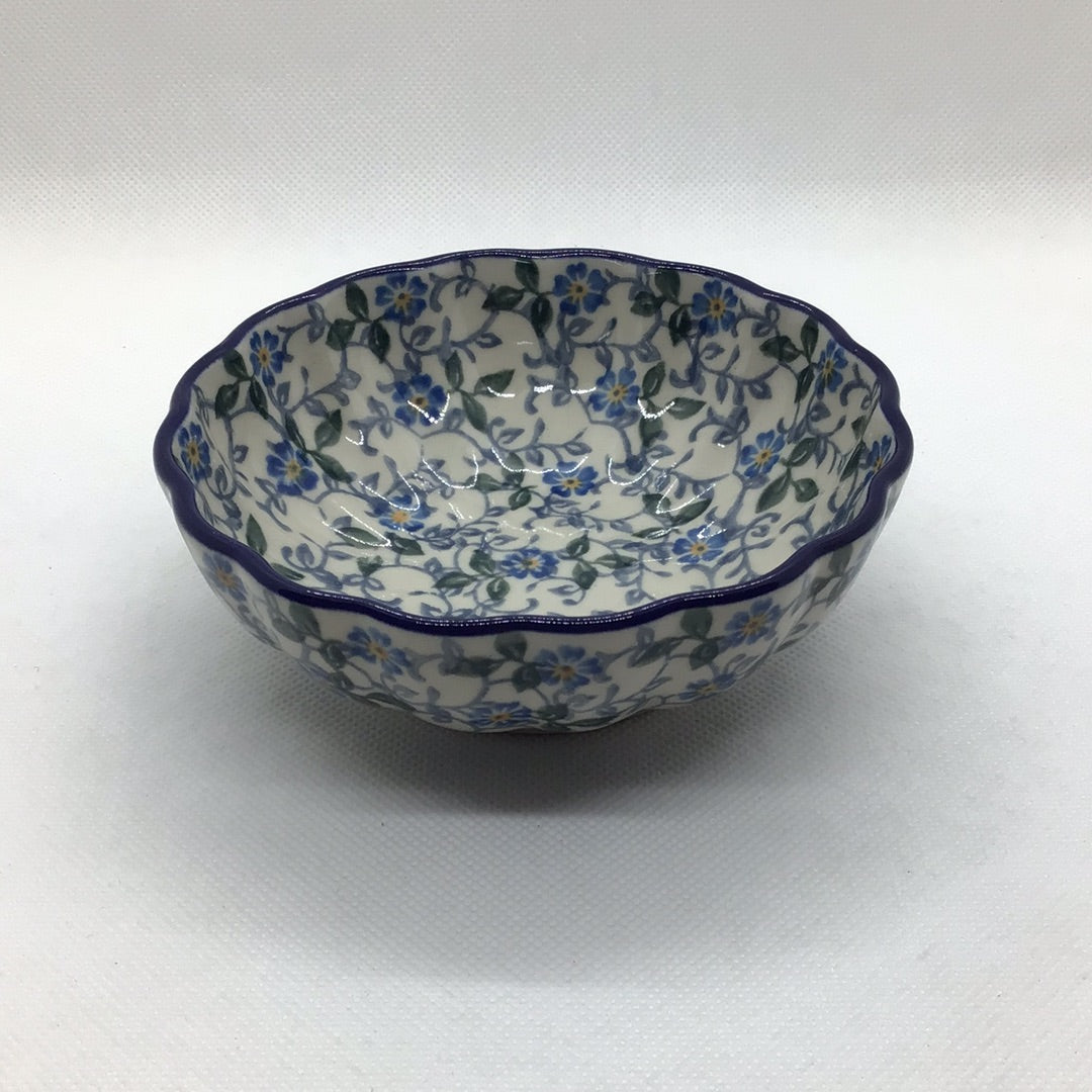 Sapphire Scalloped Bowl 4.5&quot;