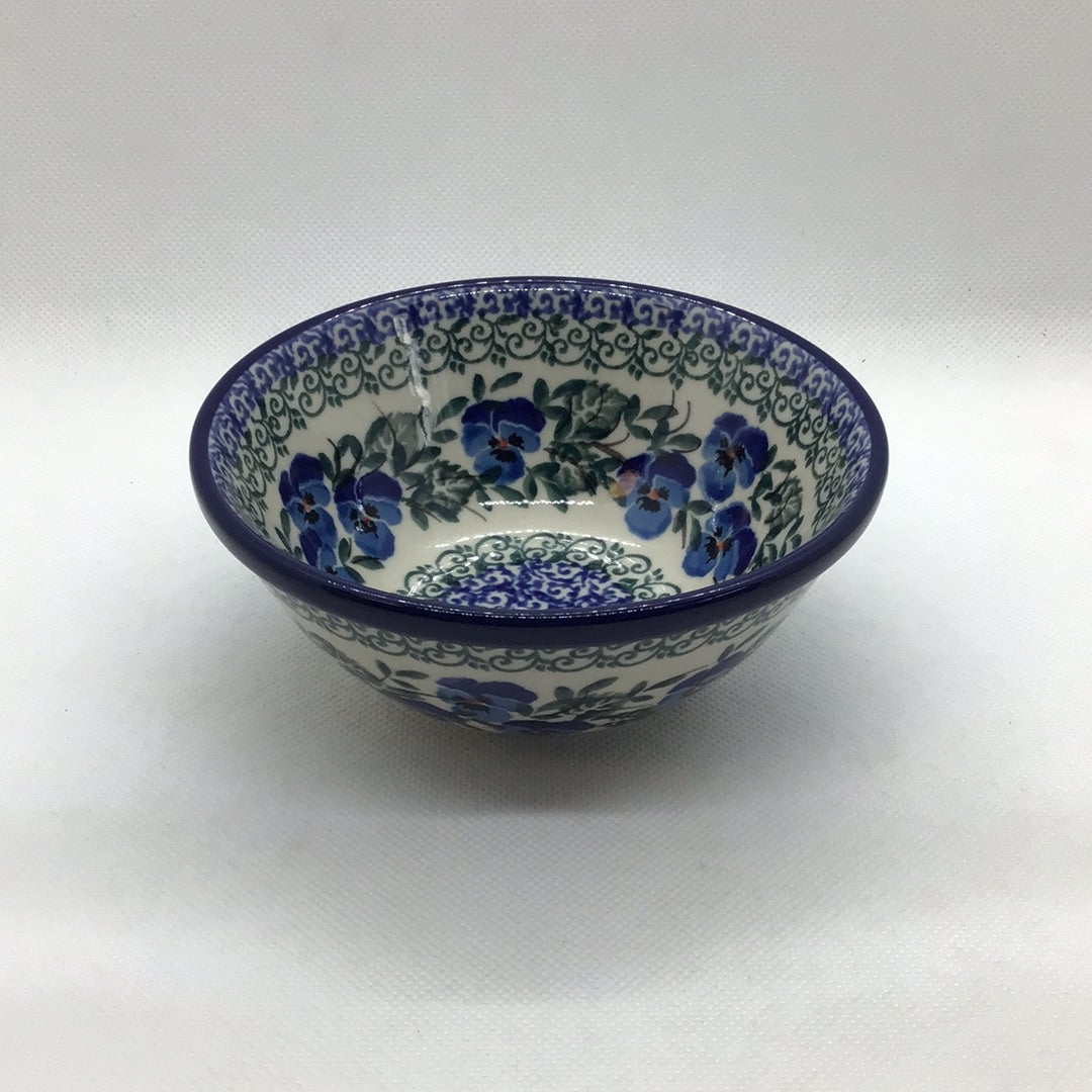 Winter Viola Nesting Salad/Cereal Bowl 5.5&quot;