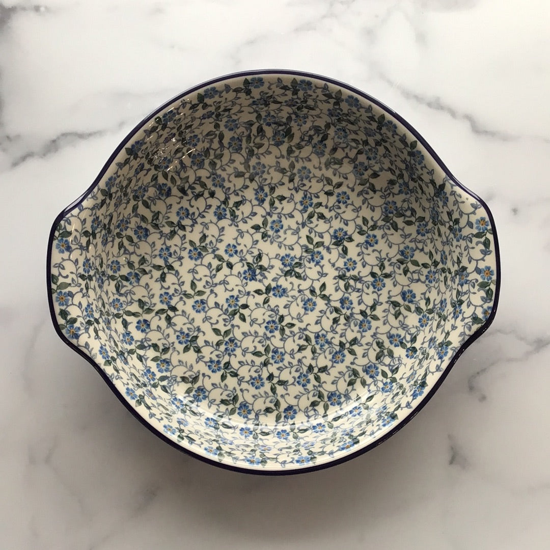 Sapphire Round Baker w/Grips 10&quot;