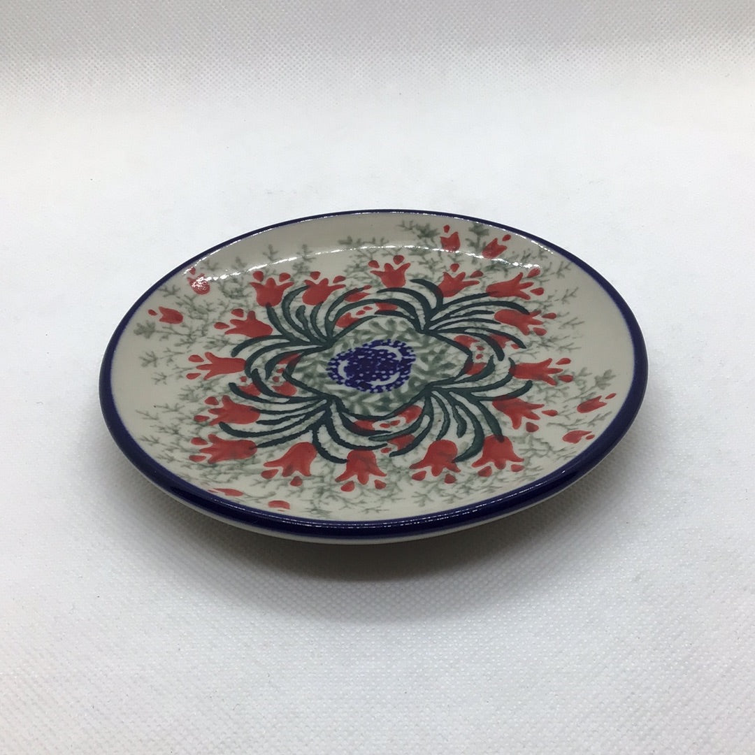 Crimson Bell Bread Plate 5&quot;