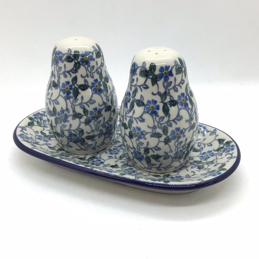 Sapphire Salt &amp; Pepper w/ Tray