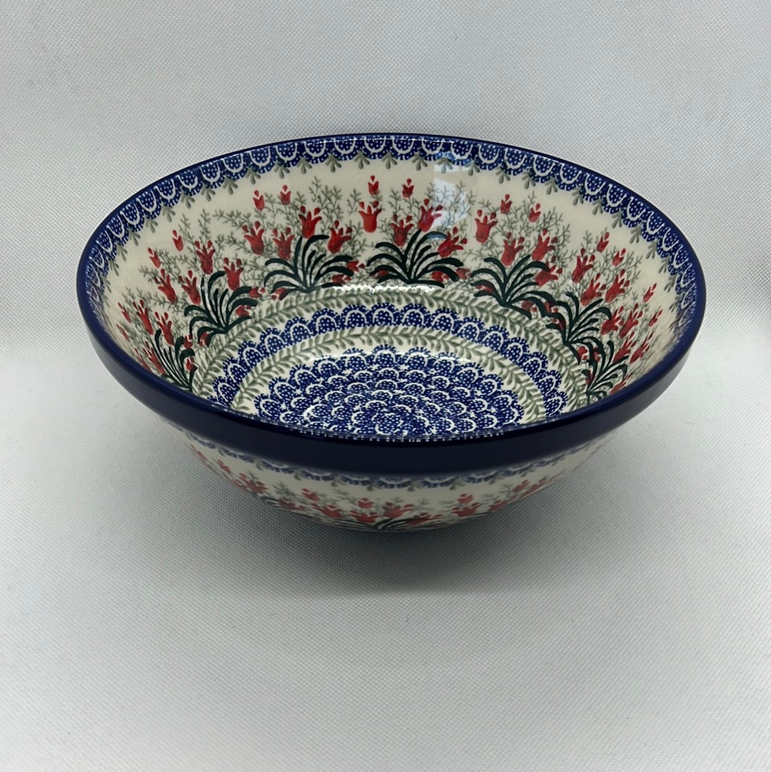 Crimson Bells Nesting Bowl 9&quot;