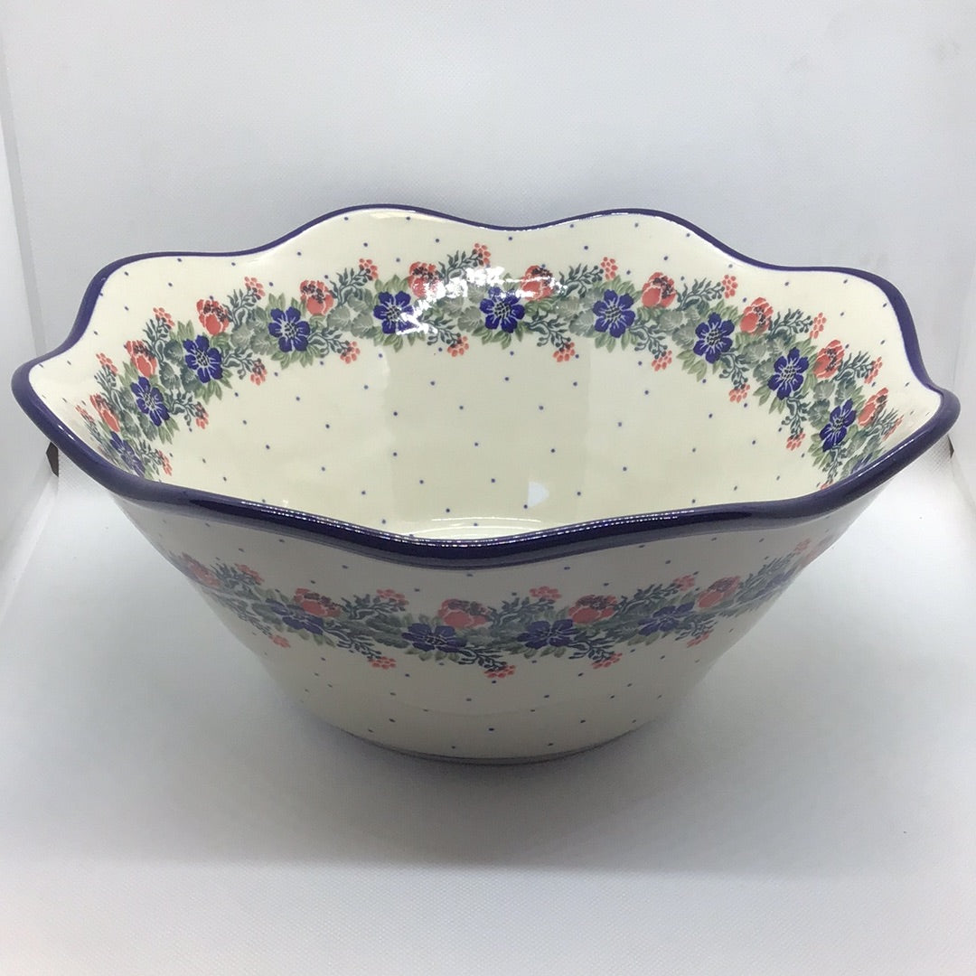 Garden Party Wavy Edge Bowl 12"