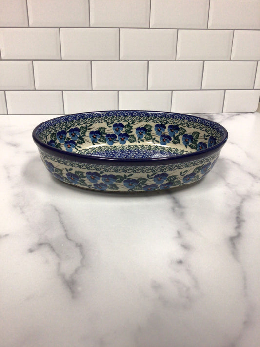 Winter Viola Oval Baker 9.5"