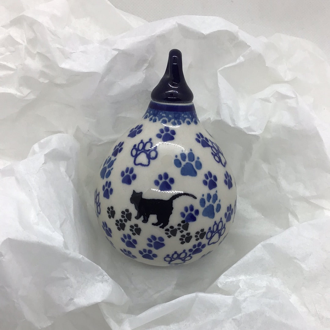 Boo Boo Kitty Teardrop Ornament 2.5&quot;