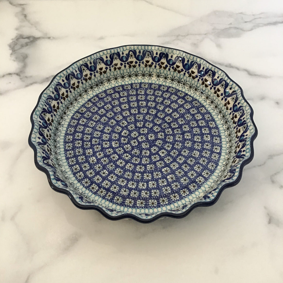 Frozen Fluted Pie Plate 10&quot;