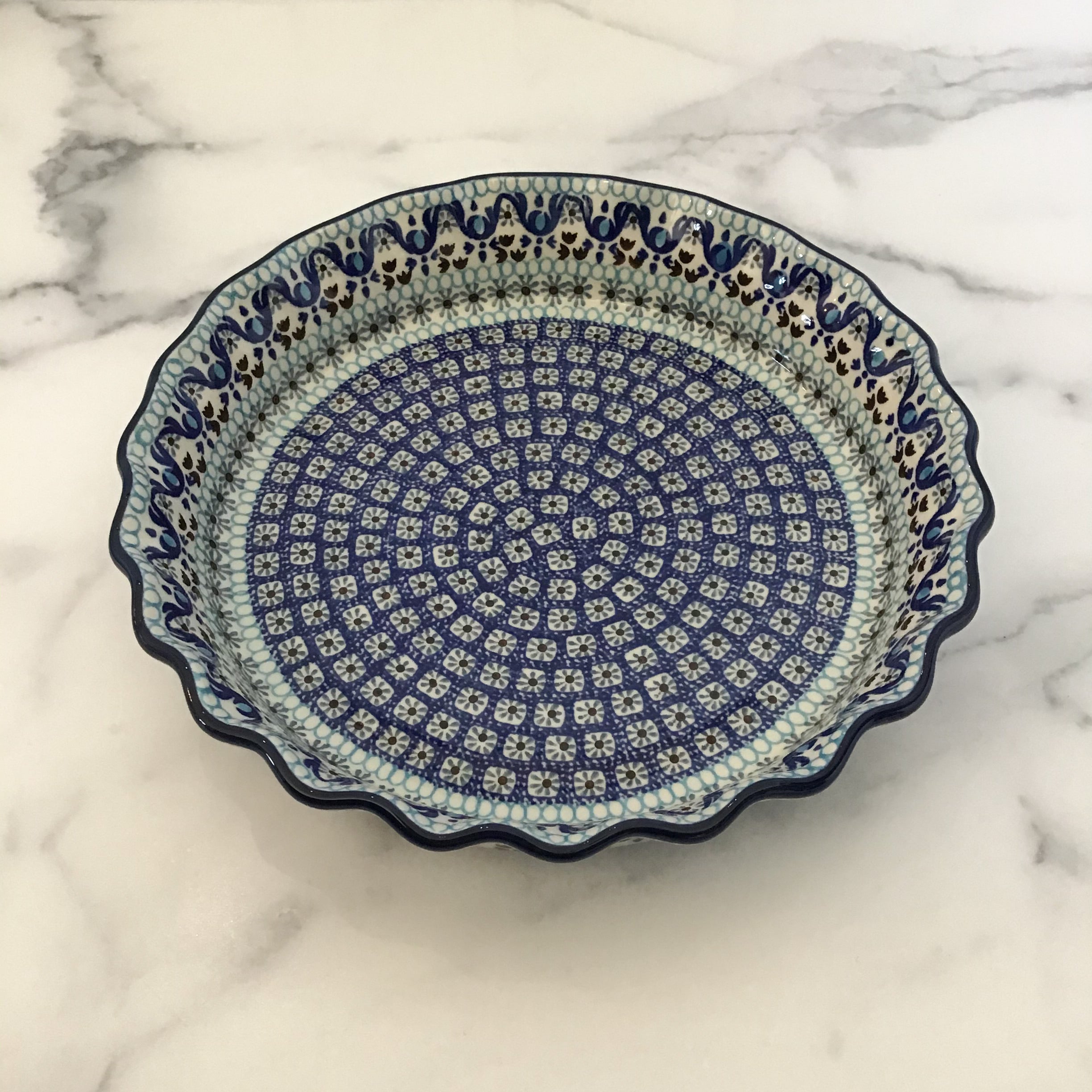 Frozen Fluted Pie Plate 10&quot;
