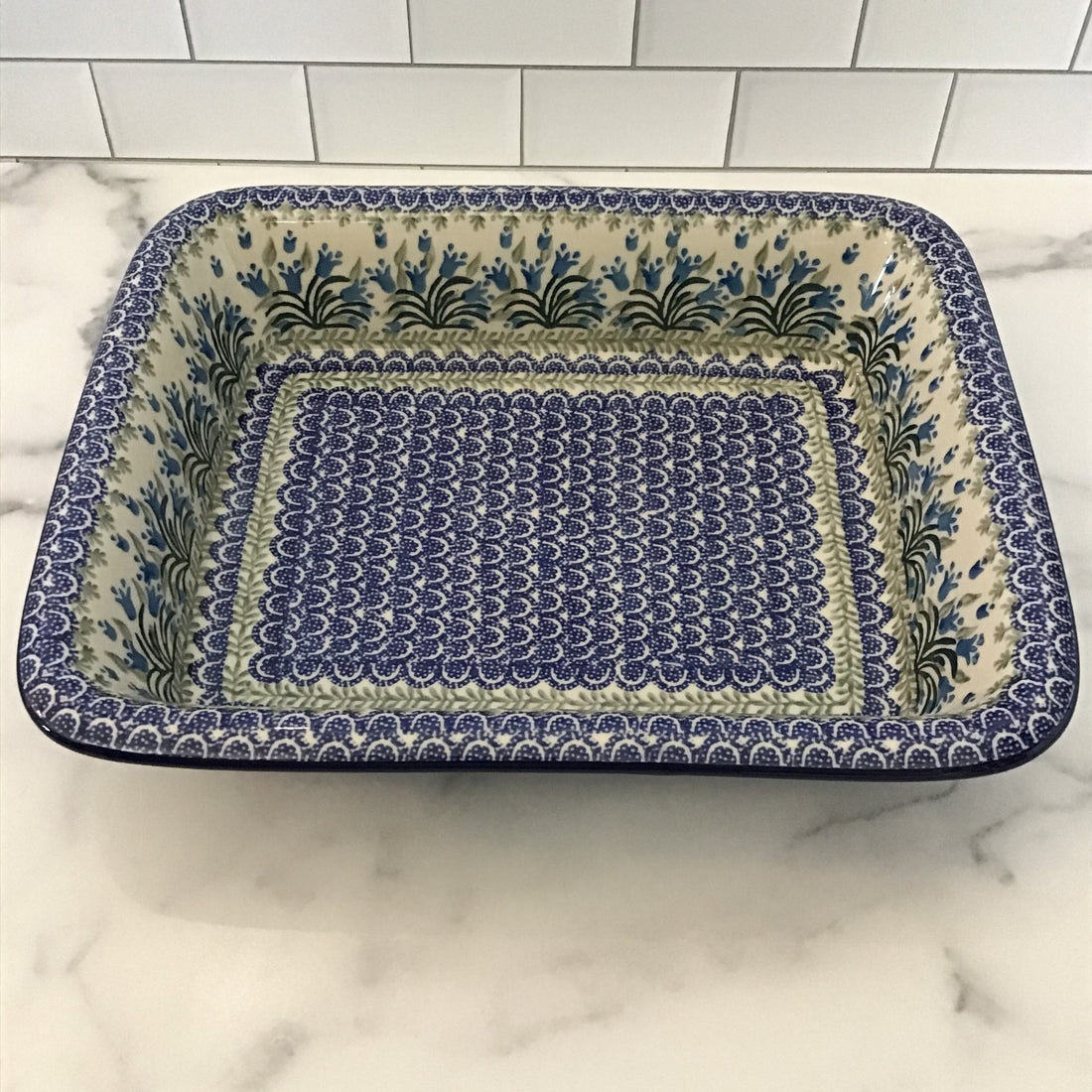 Blue Bells Lasagna Baker