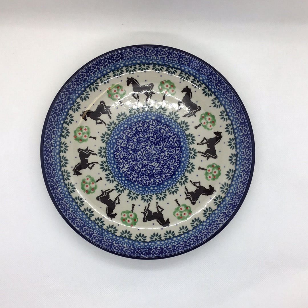Brown Horse Salad/Dessert Plate 8&quot;